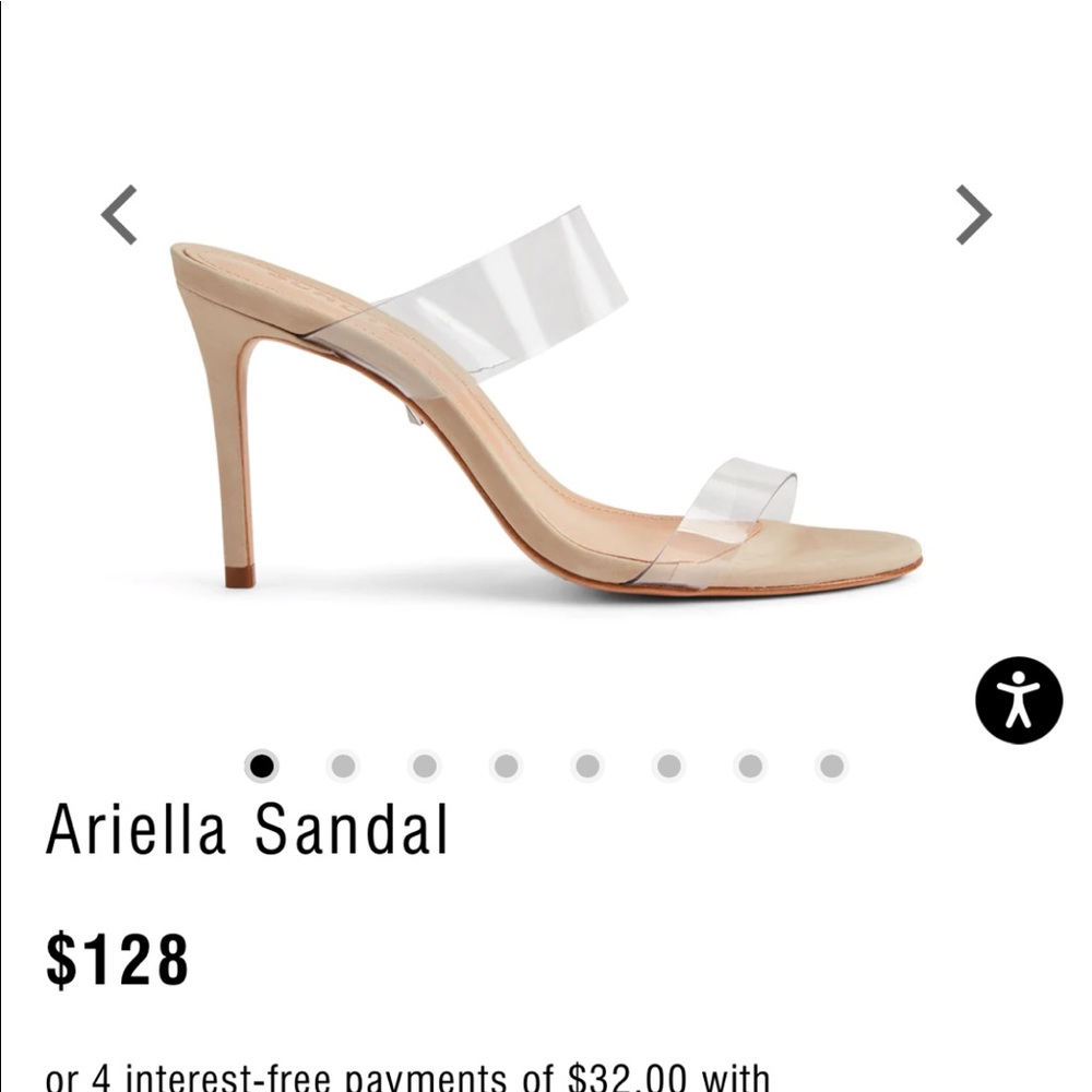Never worn Schutz Ariella Sandal in Oyster size 10.5